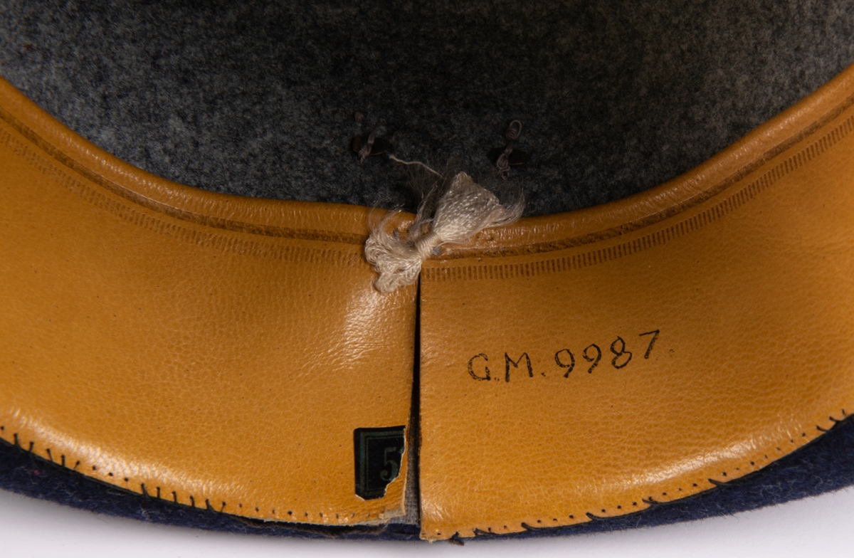 Uniform, modell 1910 för fanjunkare. Uniformshatt.