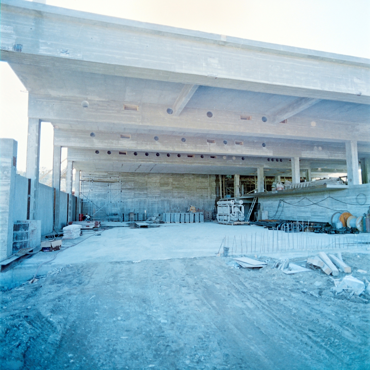 Arbeid med Foto Schrøders bygg i Fossegrenda
