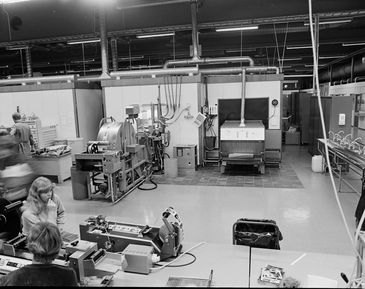 Fremkallingsmaskiner i Schrøders Laboratorium
