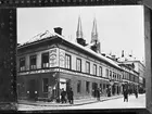 Hörnet Drottninggatan - Fyristorg, kvarteret Domen, Uppsala 1900