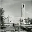 Västerås.
Fiskartorget mot Stadshuset, från Stadsparken.