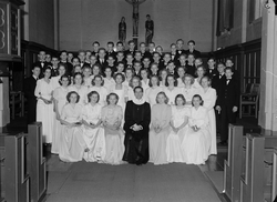 Konfirmanter i Østre Aker kirke.