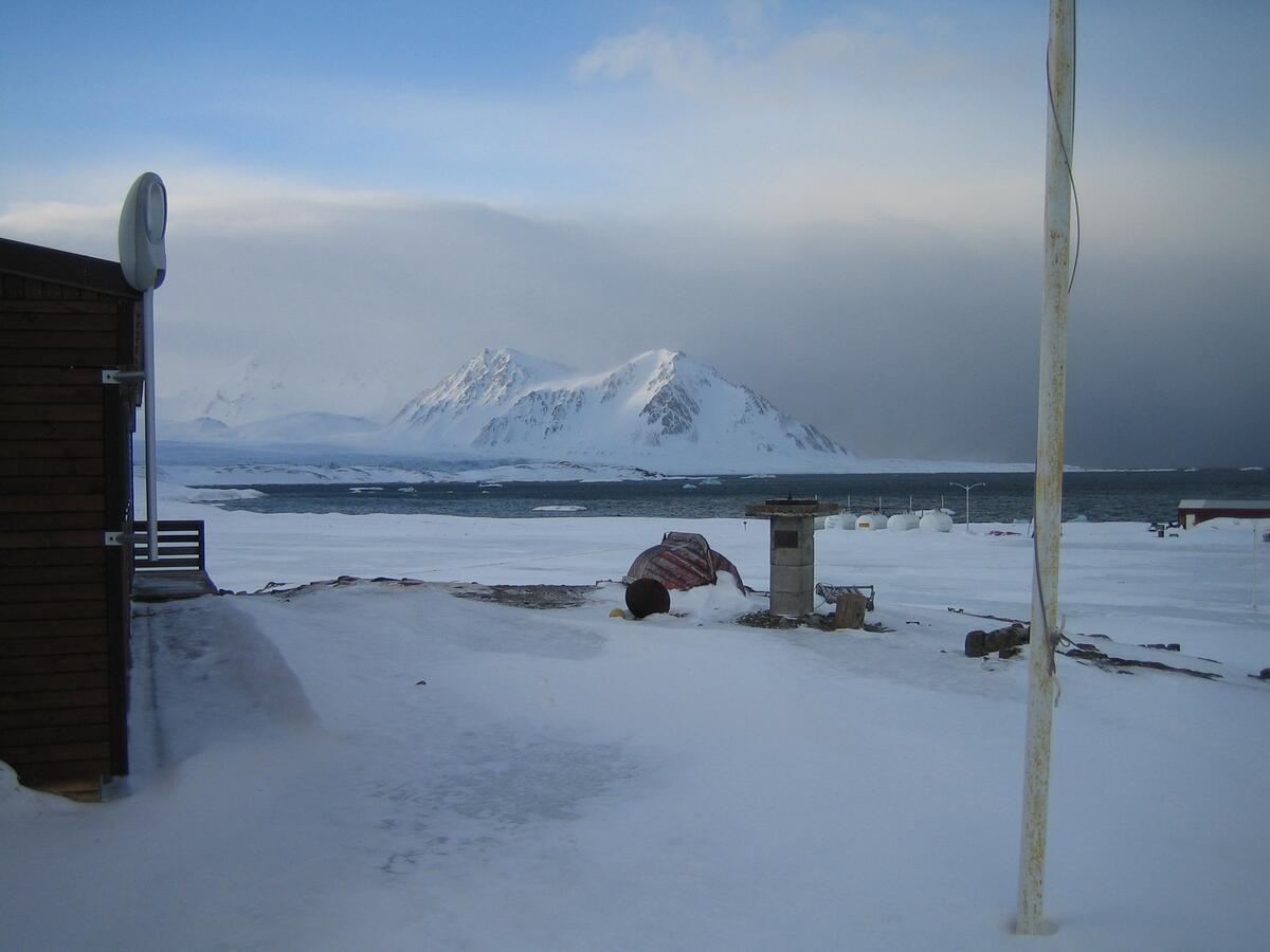 Den polske forskningsstasjonen i Hornsund.