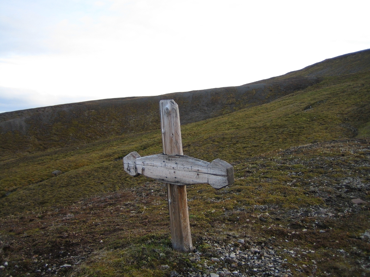 Hansine Nilsen Furfjords grav i Skansbukta.