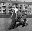 Barnträdgårdar i Linköping.
I september år 1957 öppnade Åbylunds barnträdgård. Ansvarig var Linköpings allmänna barnträdgårdar. Ursprungligen var de föreningsdrivna, men det ändrades den 1 januari 1948.
Barnträdgårdarna bytte senare namn till daghem och lekskola. Efter barnstugeutredningen (1968) bytte daghemmen namn till det nuvarande namnet, förskola.
Barn. Lekis. Barnverksamhet. Pedagogik.
...
...
...

385 bilder om Linköping på 1950-talet från tidningen Östgötens arkiv. Framtidstro och optimism är ord som sammanfattar Linköping på femtiotalet. Årtiondet innebar satsningar för att förbättra linköpingsbornas livsvillkor. Bostadsfrågan och trafiklösningarna dominerade den lokalpolitiska agendan.
Bilderna digitaliserades år 2013.