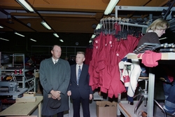 Kronprins Harald besøker Bergans Meis.