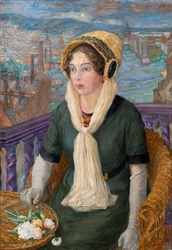 Sigrid Undset [Olje på lerret]