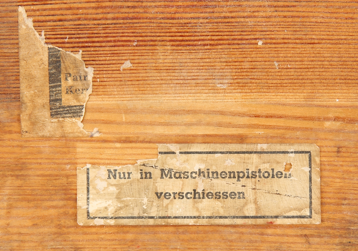 Tysk patronkasse, 1942.