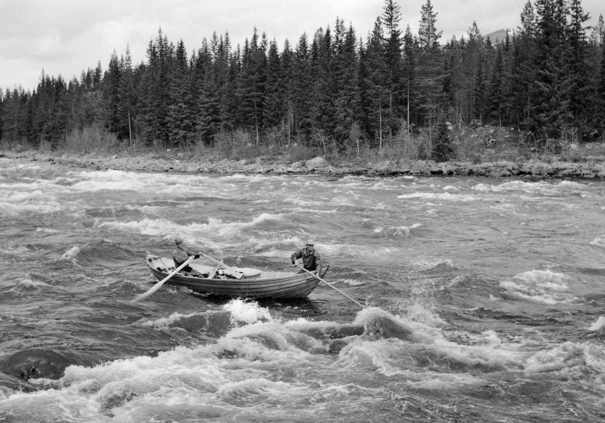 Fløting Urstrømfossen 1961
