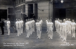 Postkort, Oslo, Østbanestasjonen, Det 6. nasjonale turnstevn