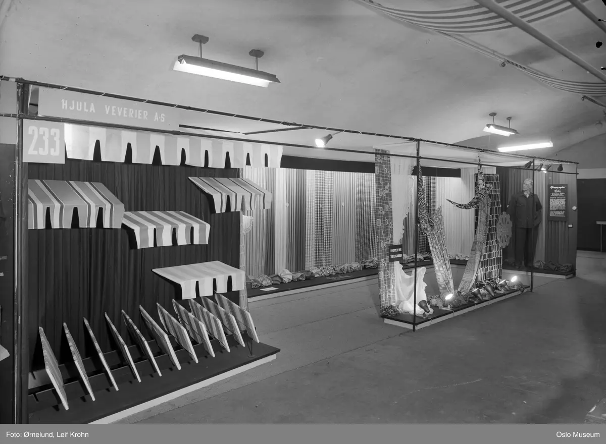 Tekstilmessen, interiør, utstilling, stand, Hjula Veverier, stoffer