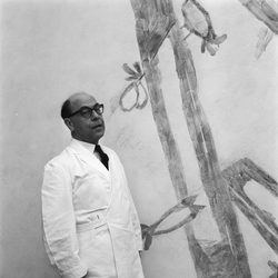 Zoofysiologiska institutionen, Ragnar Sandbergs dekor i hall