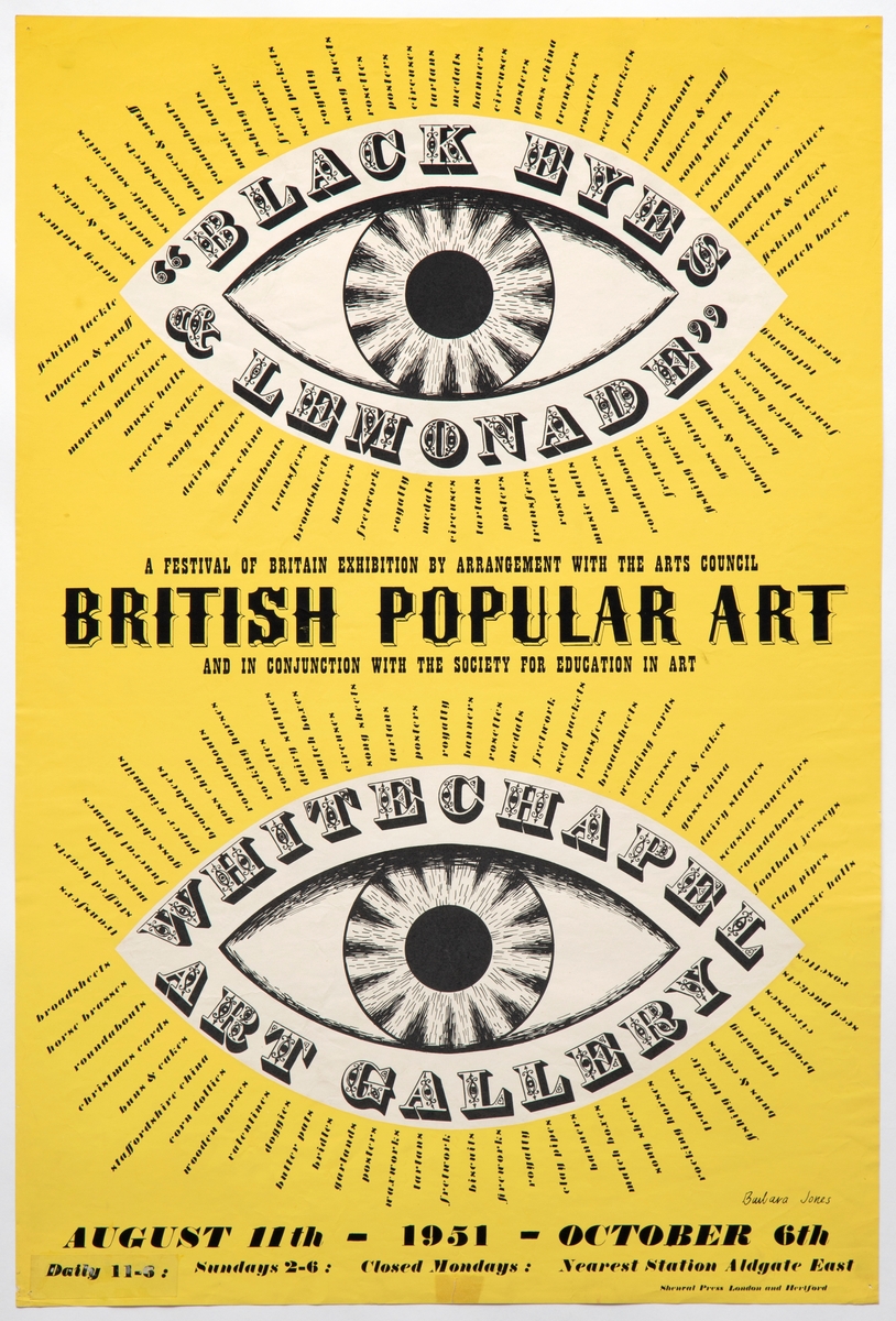 British Popular Art [Utstillingsplakat]