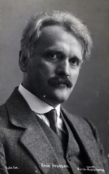 Postkort, Hamar, musiker, fiolinist Arve Arvesen,