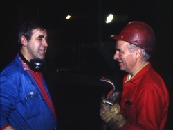 Forestia Kvam: Arbeidere, ukjent fabrikk, ikkje Kvam.