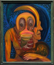 Mor, jeg vil ikke dø i Disneyland [Maleri]