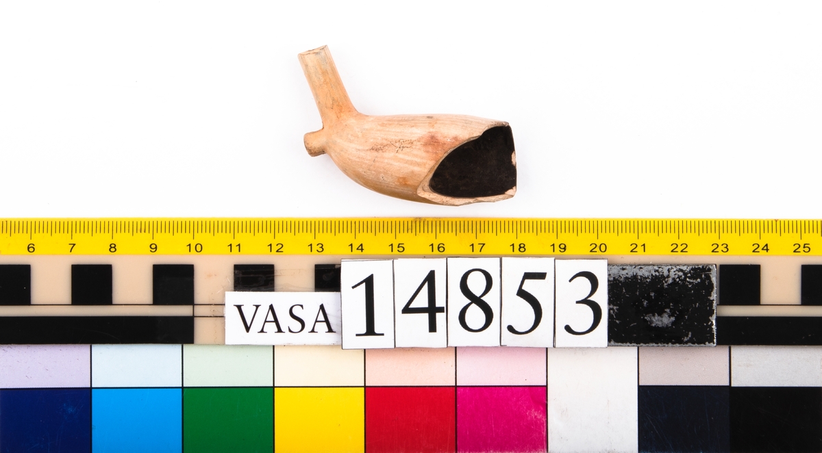 Del av kritpipa, huvud.