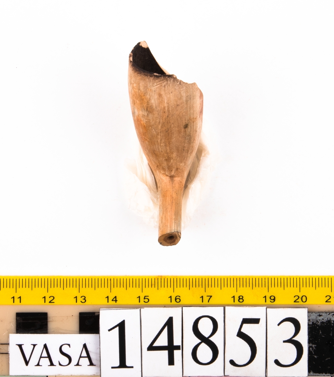 Del av kritpipa, huvud.