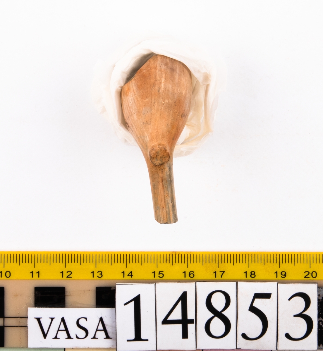 Del av kritpipa, huvud.