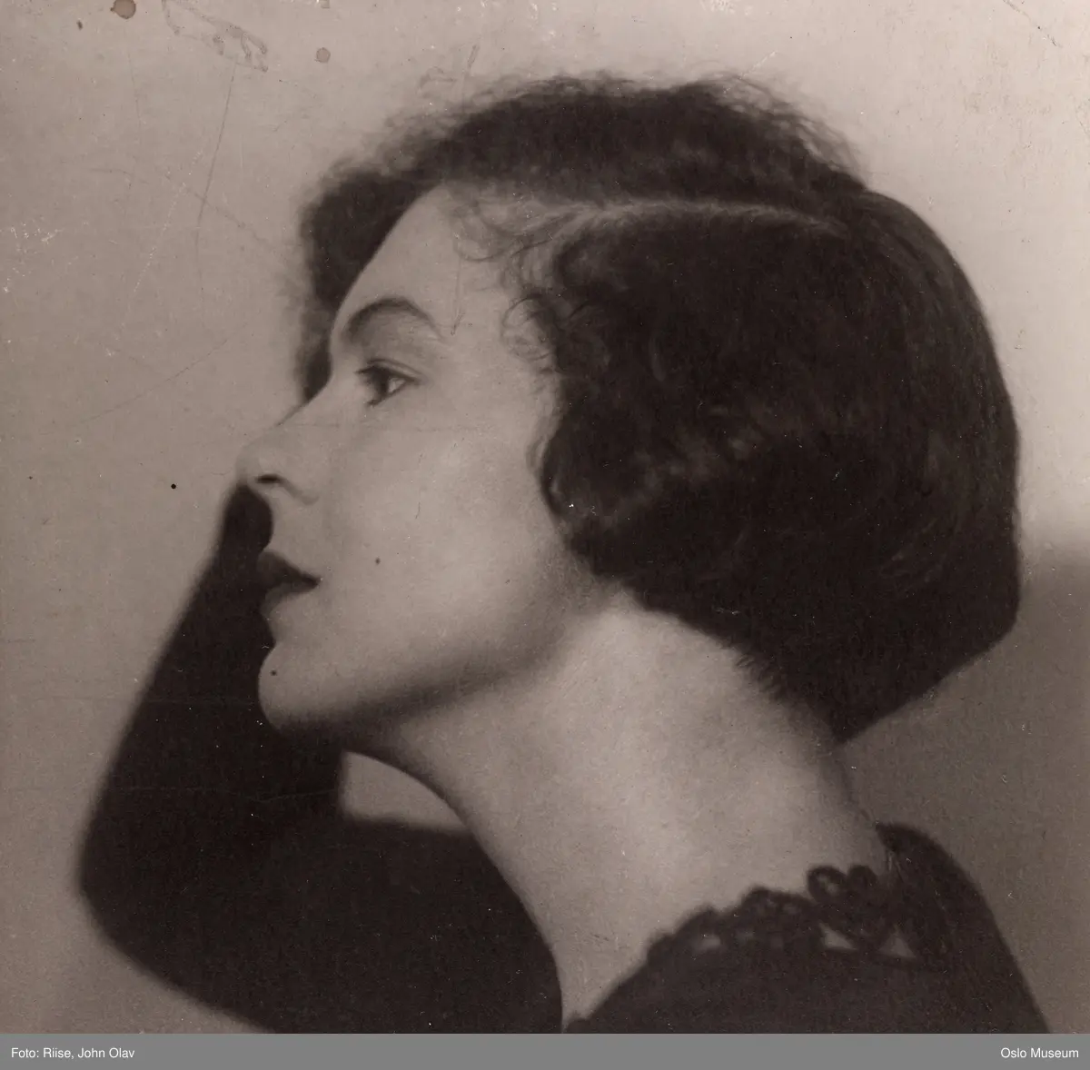 portrett, kvinne, skuespillerinne, brystbilde, profil
