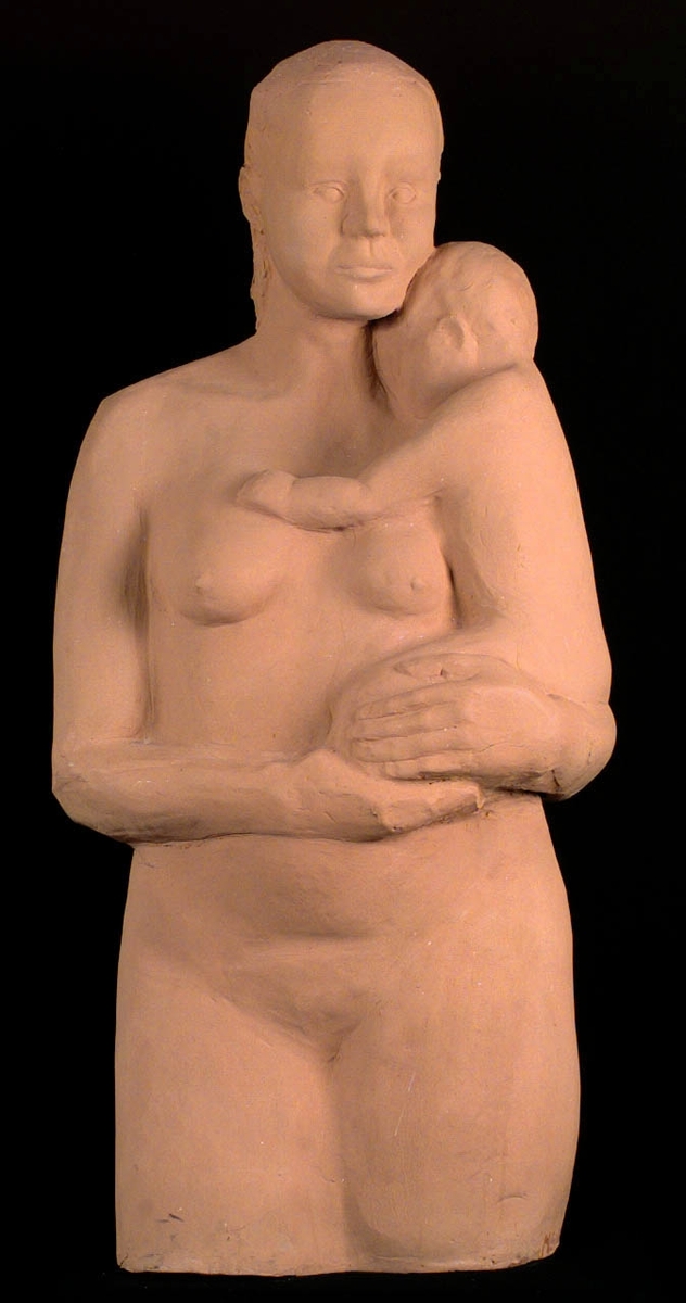 Mor och barn [Skulptur]
