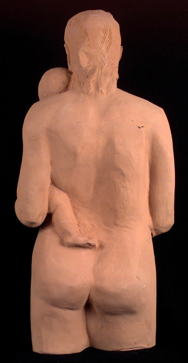Mor och barn [Skulptur]