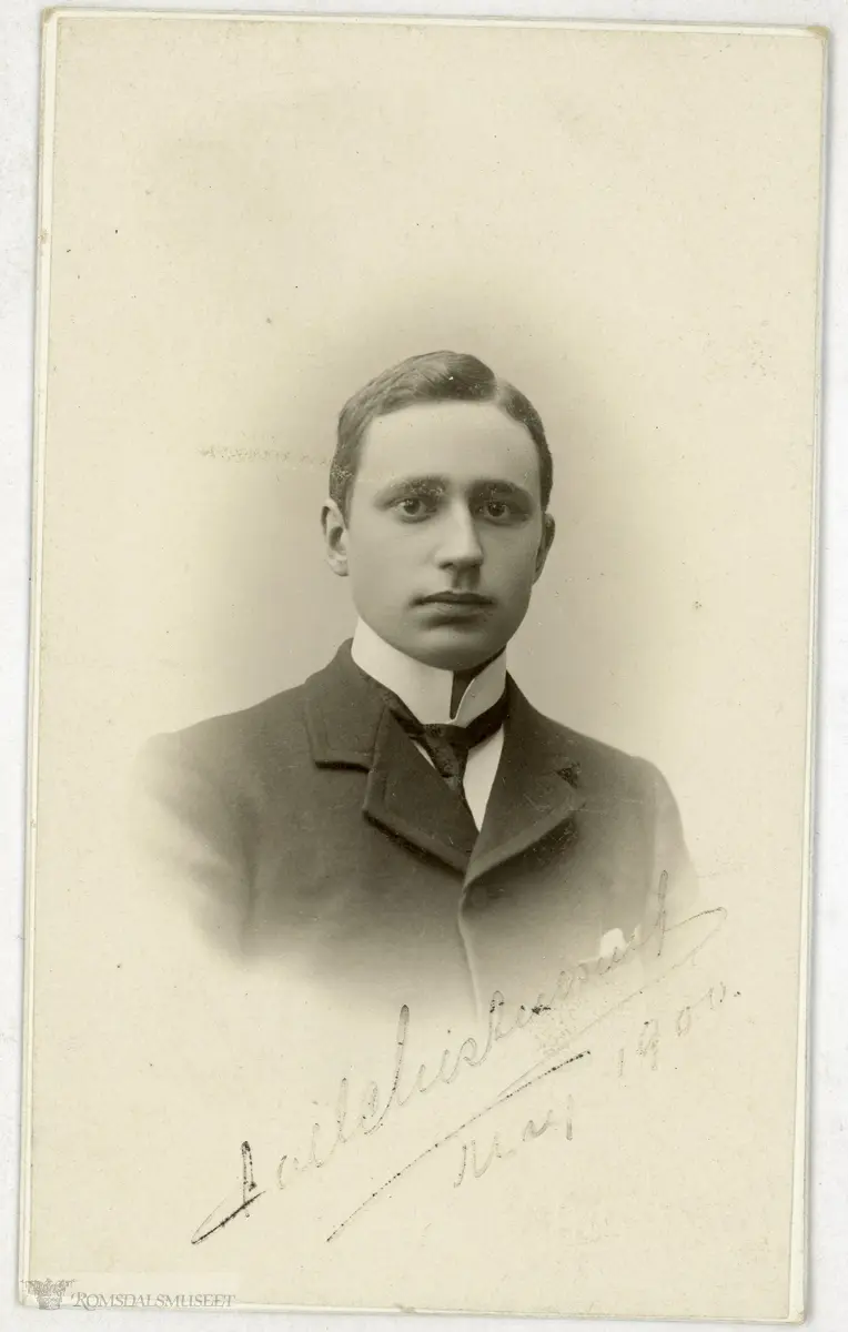 Fra Jonas Lied samlingen., "Carl Christiansen som bodde i Cardiff 1900 - 1902"