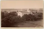 Kabinettsfotografi - Observatoriet från norr, Luthagen, Uppsala före 1890