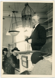 Vykort - auktionsutropare, Uppsala