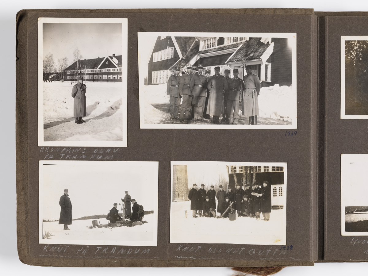 Diverse familiebilder til Synnøve Brændshøi tatt mellom 1936 og ca. 1940. 

Albumet inneholder bilder fra Nakkholmen (1936), Gardefjell (1938), og bilder av Kronprins Olav på Trandum tatt i 1938.


