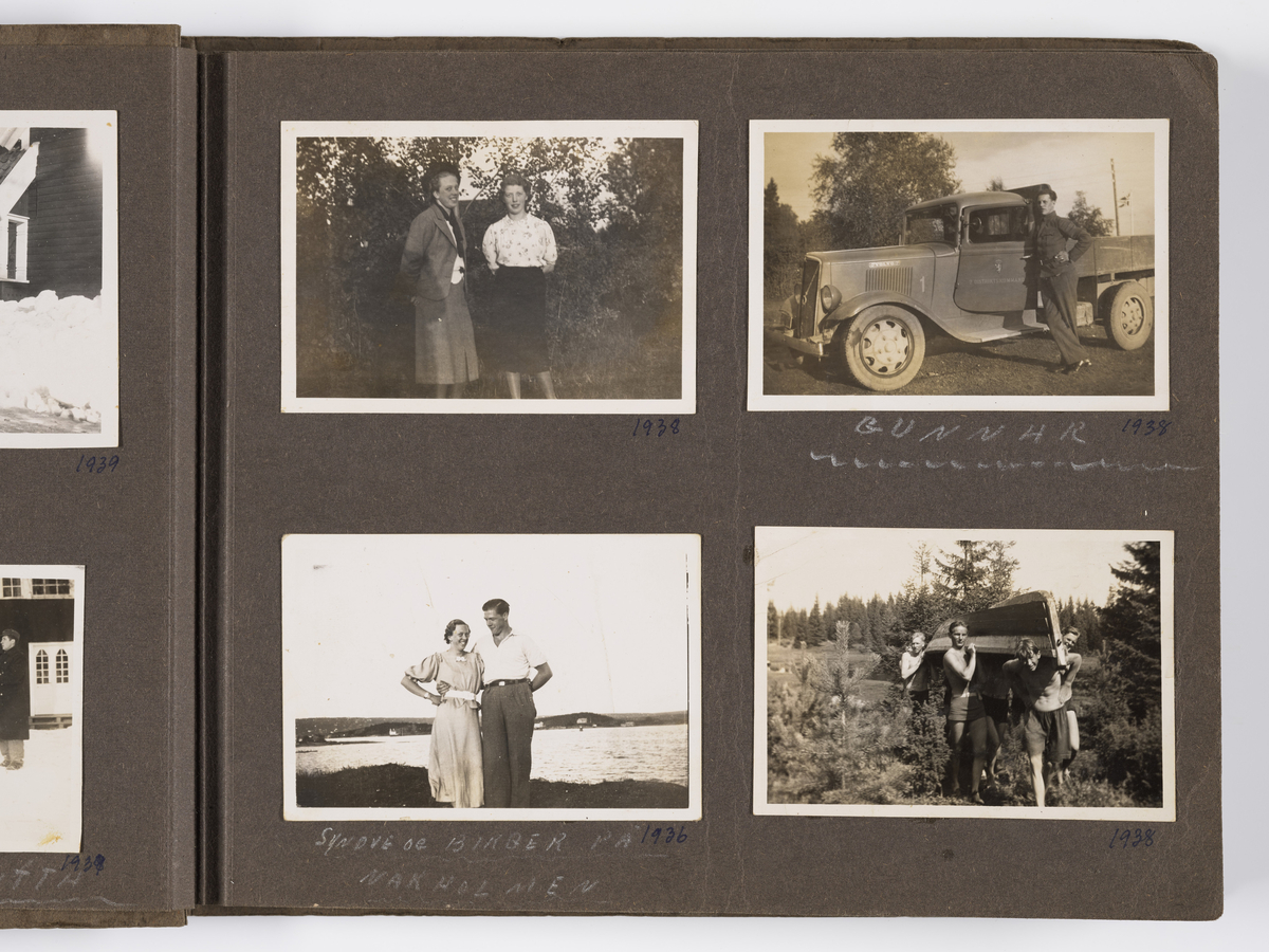 Diverse familiebilder til Synnøve Brændshøi tatt mellom 1936 og ca. 1940. 

Albumet inneholder bilder fra Nakkholmen (1936), Gardefjell (1938), og bilder av Kronprins Olav på Trandum tatt i 1938.

