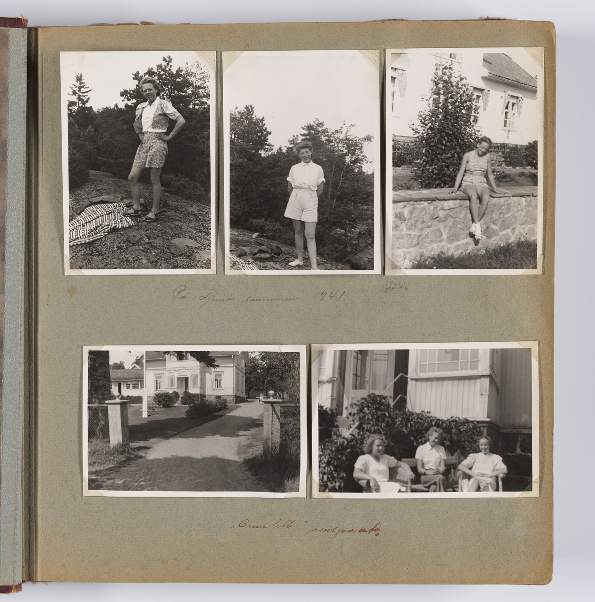 Diverse familiebilder og selvportretter til Synnøve Brændshøi tatt mellom 1938 og 1944. Albumet inneholder feriebilder fra Vrengen (Vestlandet), Vrengen bru, Tjøme, Ormelet pensjonat, Hurdalsjøen, Hamar, Lillehammer, Oslo, Trandum, Vigelandsparken.

Albumet inneholder bilder av Kronprins Olav på Trandum tatt i 1938. 

Julebilder og nyttårsaften bilder fra 1942/43.  