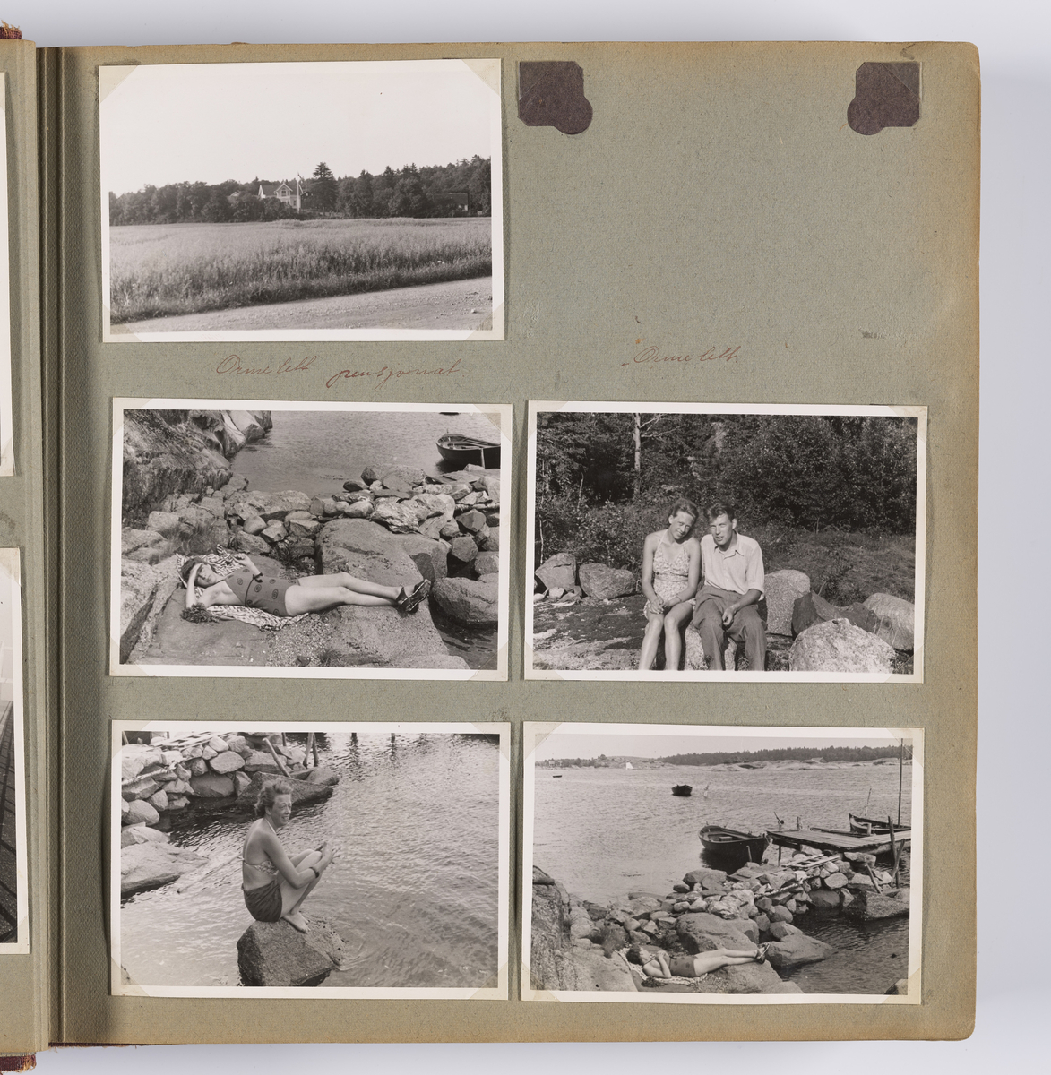 Diverse familiebilder og selvportretter til Synnøve Brændshøi tatt mellom 1938 og 1944. Albumet inneholder feriebilder fra Vrengen (Vestlandet), Vrengen bru, Tjøme, Ormelet pensjonat, Hurdalsjøen, Hamar, Lillehammer, Oslo, Trandum, Vigelandsparken.

Albumet inneholder bilder av Kronprins Olav på Trandum tatt i 1938. 

Julebilder og nyttårsaften bilder fra 1942/43.  