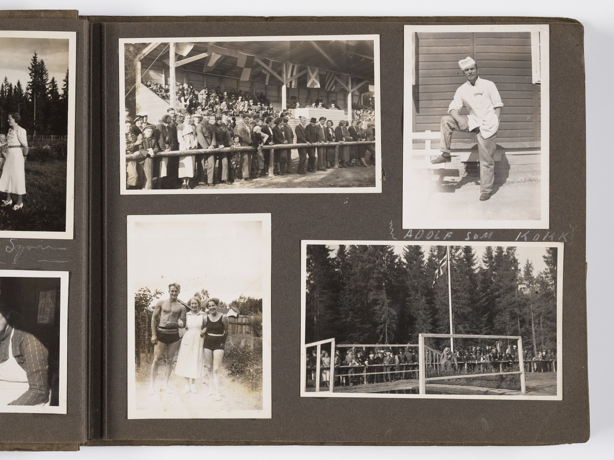 Diverse familiebilder til Synnøve Brændshøi tatt mellom 1936 og ca. 1940. 

Albumet inneholder bilder fra Nakkholmen (1936), Gardefjell (1938), og bilder av Kronprins Olav på Trandum tatt i 1938.

