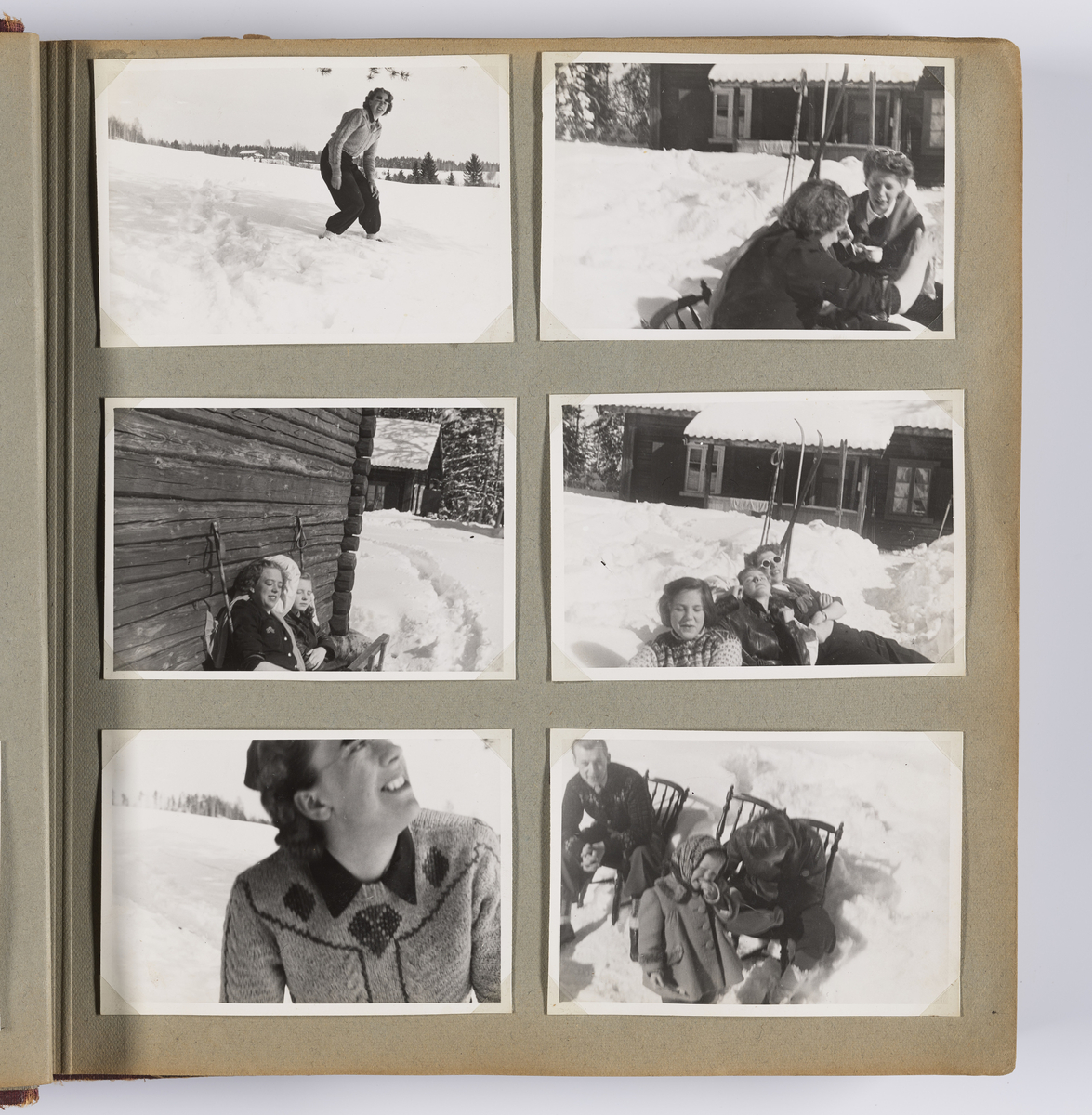 Diverse familiebilder og selvportretter til Synnøve Brændshøi tatt mellom 1938 og 1944. Albumet inneholder feriebilder fra Vrengen (Vestlandet), Vrengen bru, Tjøme, Ormelet pensjonat, Hurdalsjøen, Hamar, Lillehammer, Oslo, Trandum, Vigelandsparken.

Albumet inneholder bilder av Kronprins Olav på Trandum tatt i 1938. 

Julebilder og nyttårsaften bilder fra 1942/43.  