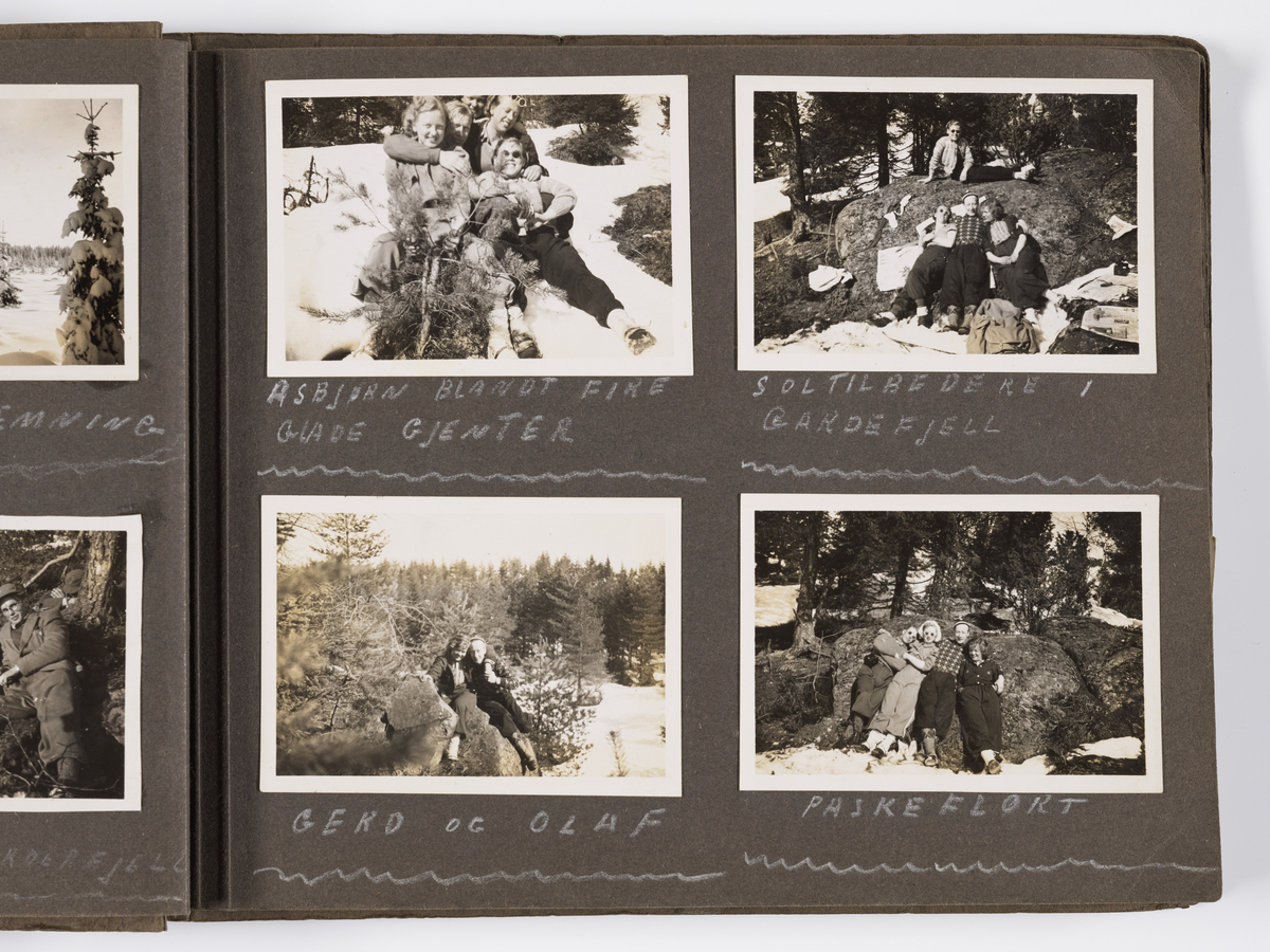 Diverse familiebilder til Synnøve Brændshøi tatt mellom 1936 og ca. 1940. 

Albumet inneholder bilder fra Nakkholmen (1936), Gardefjell (1938), og bilder av Kronprins Olav på Trandum tatt i 1938.

