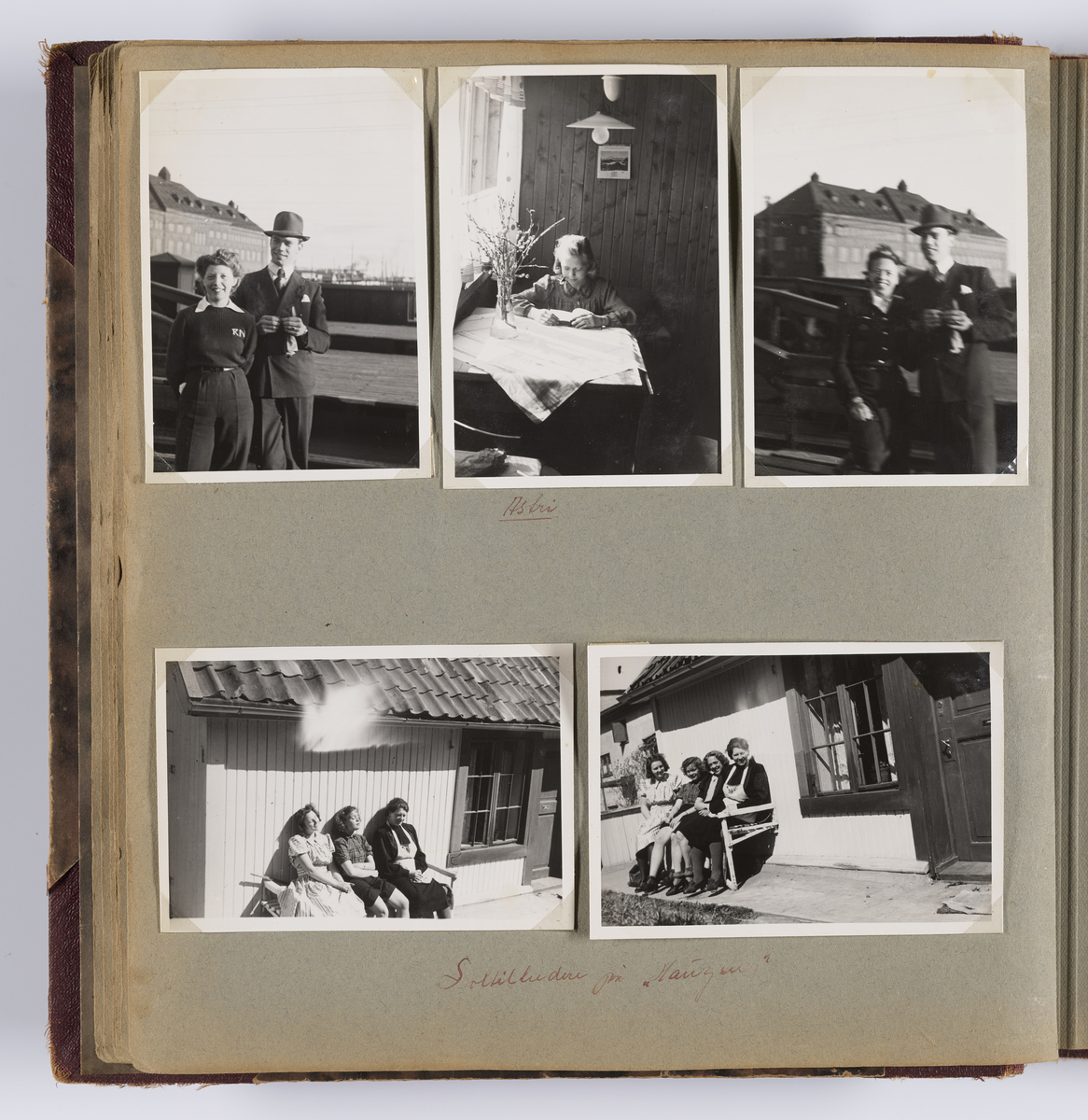 Diverse familiebilder og selvportretter til Synnøve Brændshøi tatt mellom 1938 og 1944. Albumet inneholder feriebilder fra Vrengen (Vestlandet), Vrengen bru, Tjøme, Ormelet pensjonat, Hurdalsjøen, Hamar, Lillehammer, Oslo, Trandum, Vigelandsparken.

Albumet inneholder bilder av Kronprins Olav på Trandum tatt i 1938. 

Julebilder og nyttårsaften bilder fra 1942/43.  