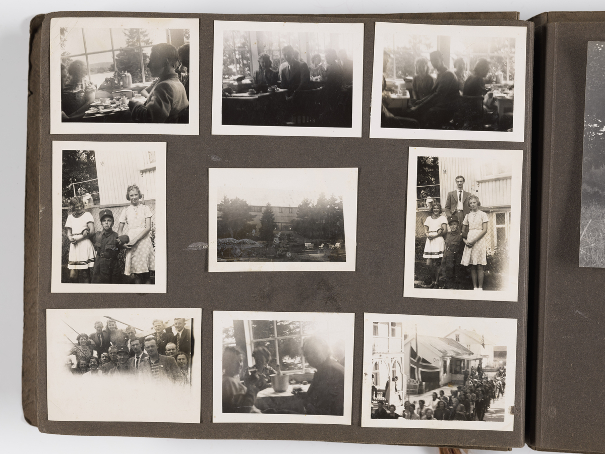 Diverse familiebilder til Synnøve Brændshøi tatt mellom 1936 og ca. 1940. 

Albumet inneholder bilder fra Nakkholmen (1936), Gardefjell (1938), og bilder av Kronprins Olav på Trandum tatt i 1938.

