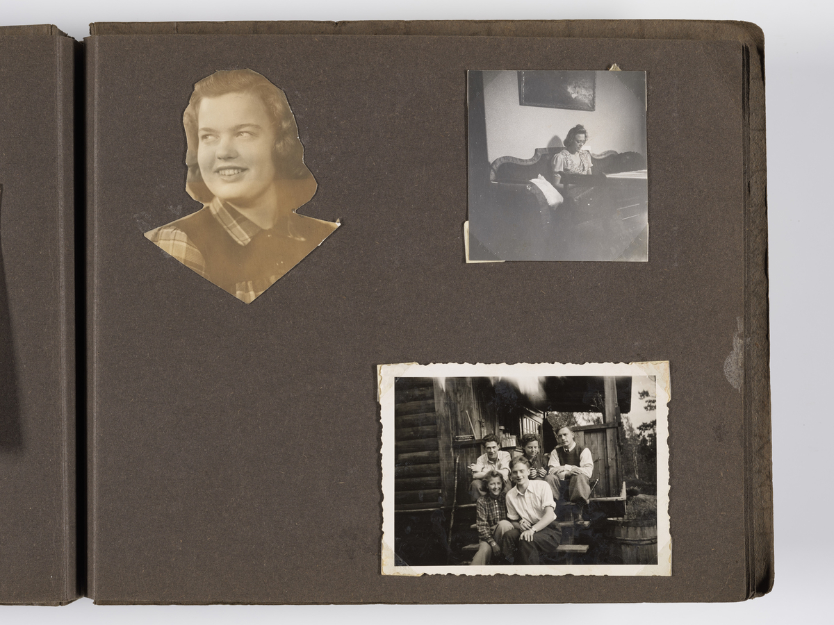 Diverse familiebilder til Synnøve Brændshøi tatt mellom 1936 og ca. 1940. 

Albumet inneholder bilder fra Nakkholmen (1936), Gardefjell (1938), og bilder av Kronprins Olav på Trandum tatt i 1938.

