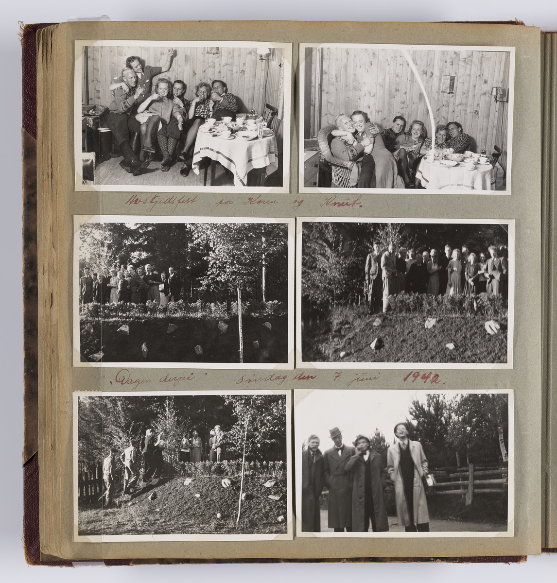 Diverse familiebilder og selvportretter til Synnøve Brændshøi tatt mellom 1938 og 1944. Albumet inneholder feriebilder fra Vrengen (Vestlandet), Vrengen bru, Tjøme, Ormelet pensjonat, Hurdalsjøen, Hamar, Lillehammer, Oslo, Trandum, Vigelandsparken.

Albumet inneholder bilder av Kronprins Olav på Trandum tatt i 1938. 

Julebilder og nyttårsaften bilder fra 1942/43.  