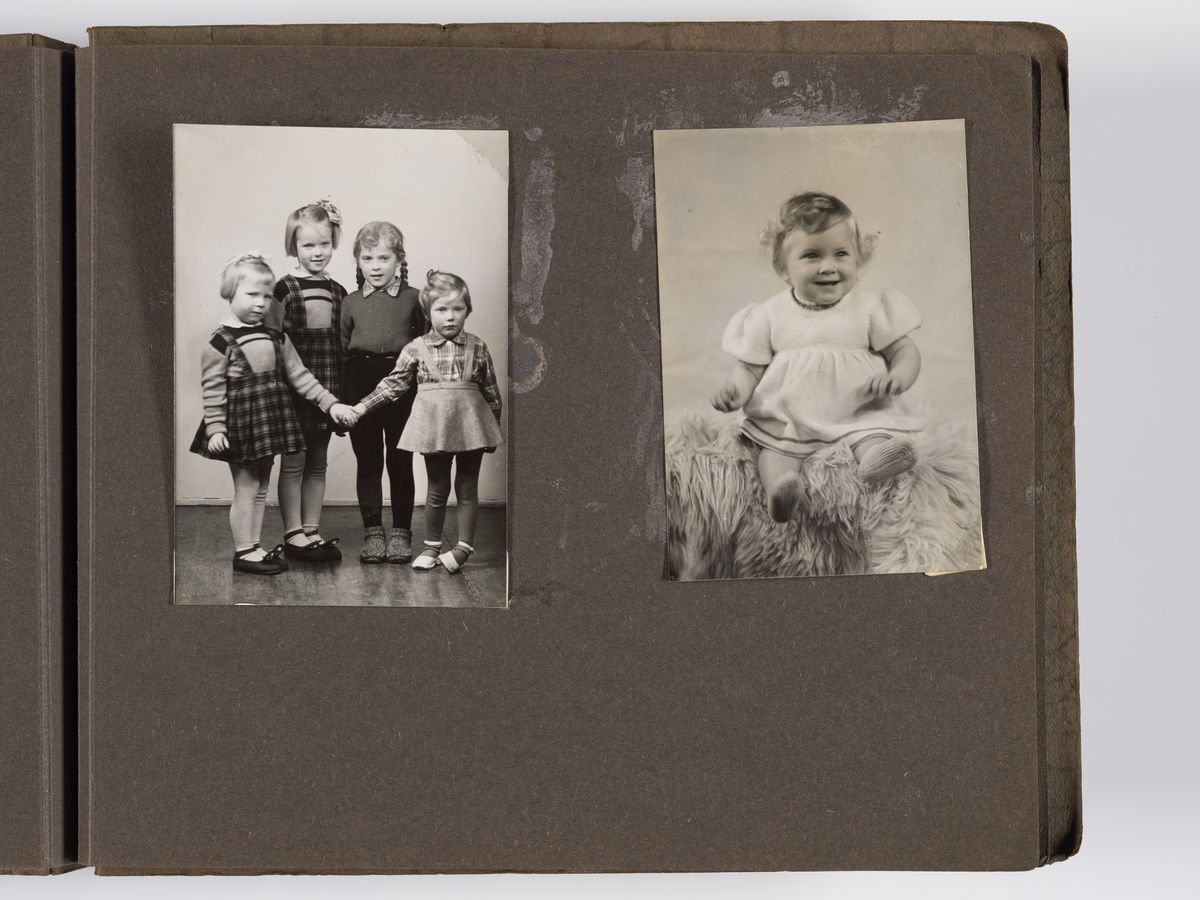 Diverse familiebilder til Synnøve Brændshøi tatt mellom 1936 og ca. 1940. 

Albumet inneholder bilder fra Nakkholmen (1936), Gardefjell (1938), og bilder av Kronprins Olav på Trandum tatt i 1938.

