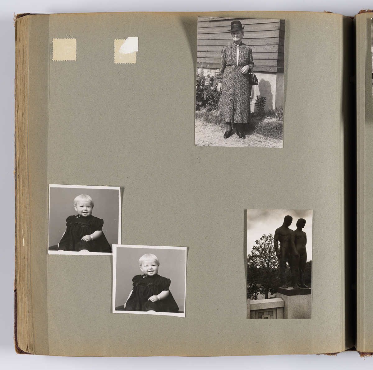 Diverse familiebilder og selvportretter til Synnøve Brændshøi tatt mellom 1938 og 1944. Albumet inneholder feriebilder fra Vrengen (Vestlandet), Vrengen bru, Tjøme, Ormelet pensjonat, Hurdalsjøen, Hamar, Lillehammer, Oslo, Trandum, Vigelandsparken.

Albumet inneholder bilder av Kronprins Olav på Trandum tatt i 1938. 

Julebilder og nyttårsaften bilder fra 1942/43.  