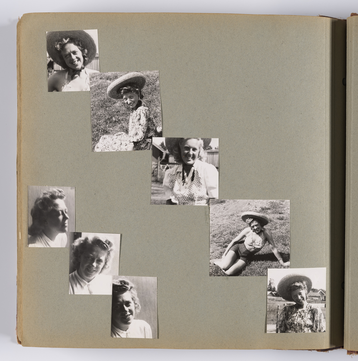 Diverse familiebilder og selvportretter til Synnøve Brændshøi tatt mellom 1938 og 1944. Albumet inneholder feriebilder fra Vrengen (Vestlandet), Vrengen bru, Tjøme, Ormelet pensjonat, Hurdalsjøen, Hamar, Lillehammer, Oslo, Trandum, Vigelandsparken.

Albumet inneholder bilder av Kronprins Olav på Trandum tatt i 1938. 

Julebilder og nyttårsaften bilder fra 1942/43.  