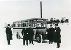 Västerås.
Västerås första busslinje. 1932.
