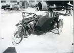 Motorcykel med sidovagn, från 1912.