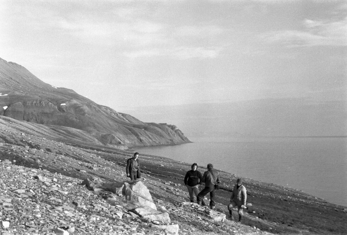 Folk på fjelltur.