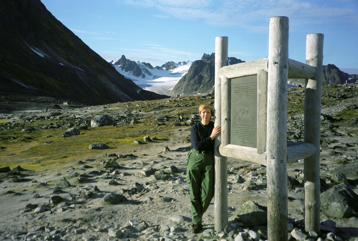 Anne Lise Klungseth Sandvik på tur.