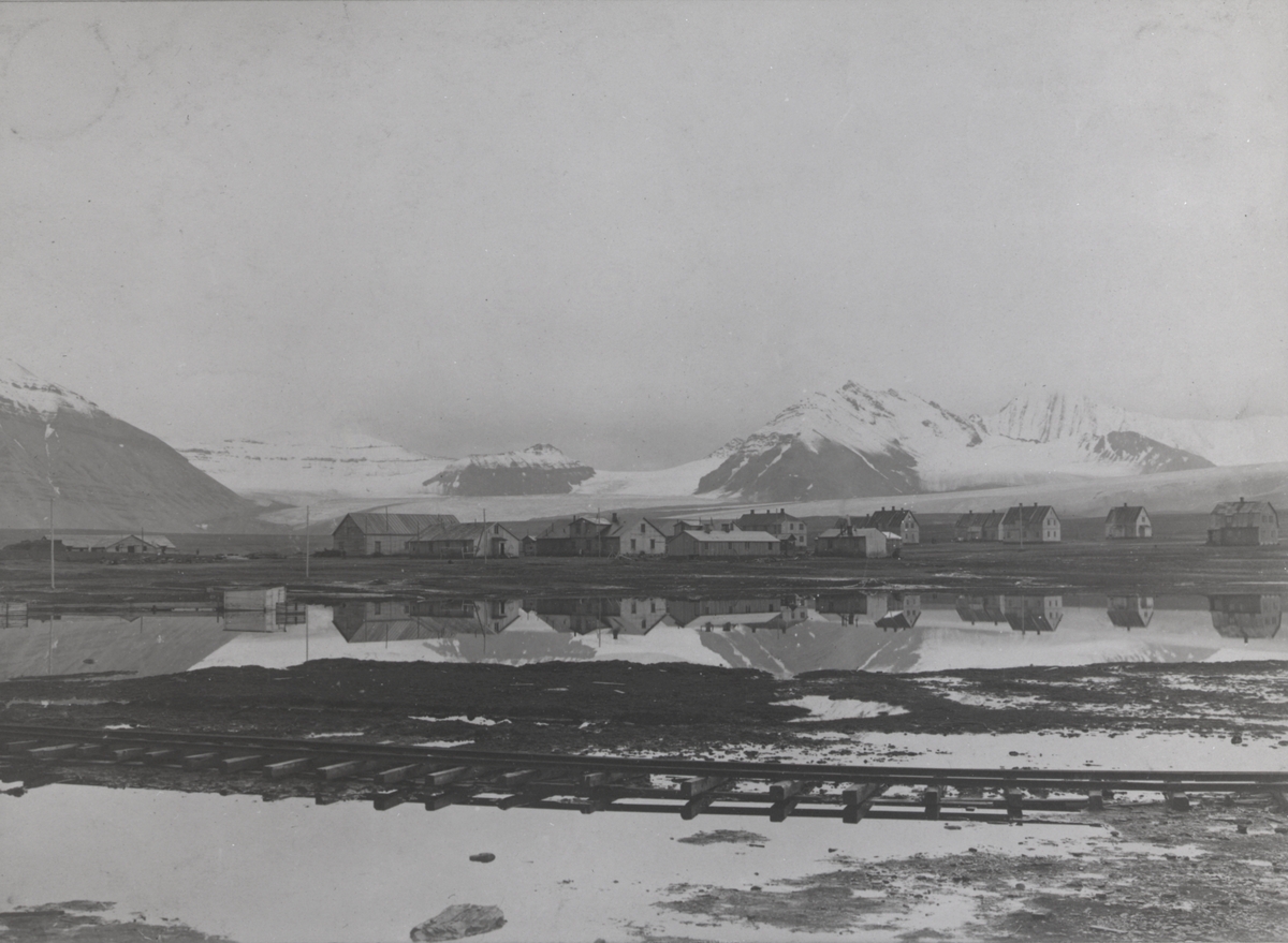 Bilde fra Ny-Ålesund gruvemuseums utstilling.