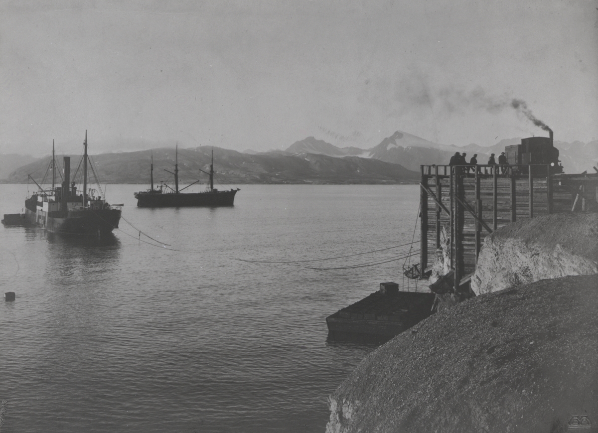 Bilde fra Ny-Ålesund gruvemuseums utstilling.