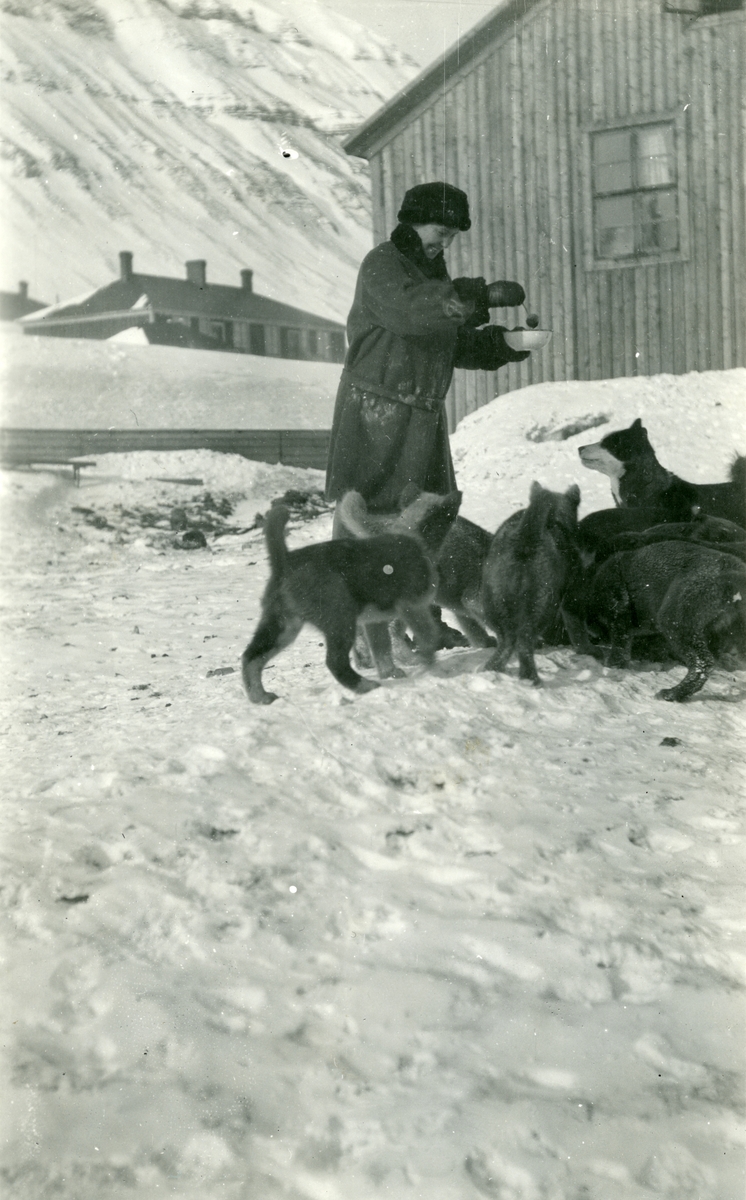 Bilder fra Sveagruva 1924-1925. Bildene er fra en samling etter Erik Andersson(04.11.1901-15.12.1994) fra Spånga i Stockholm. Tihører aksesjon SVB 2021-07